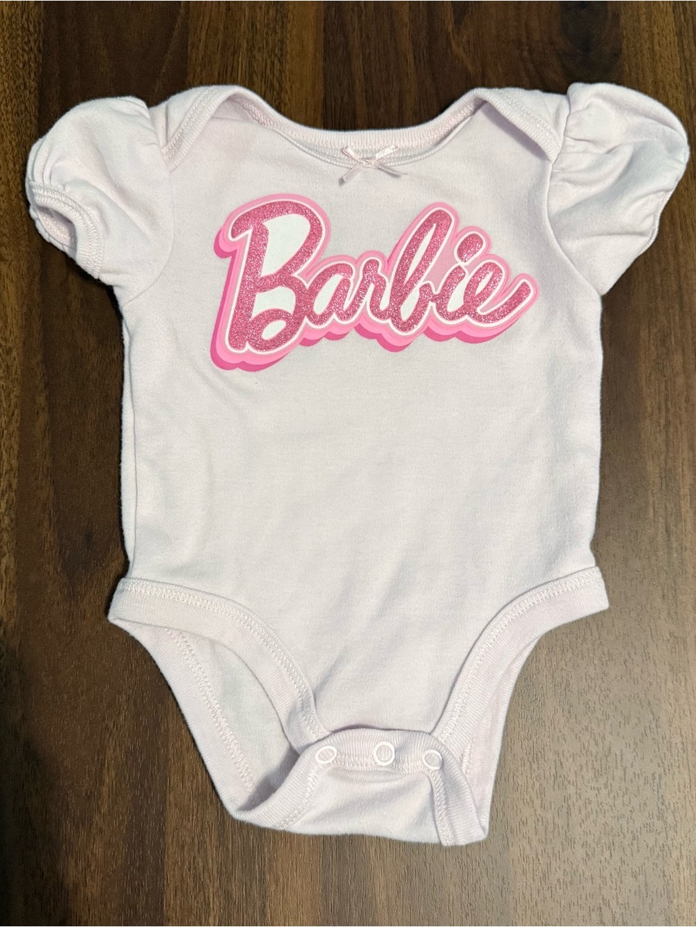 Baby girl Barbie onesie